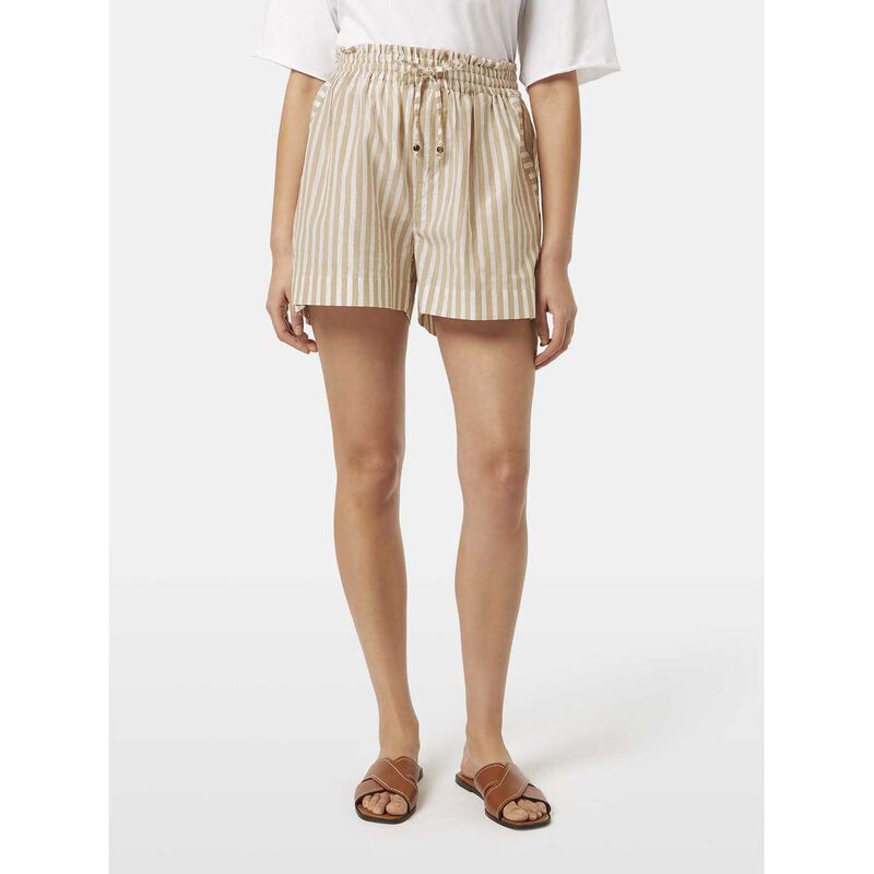 Scotch & Soda High Rise Lurex Stripe Printed Shorts image number 1